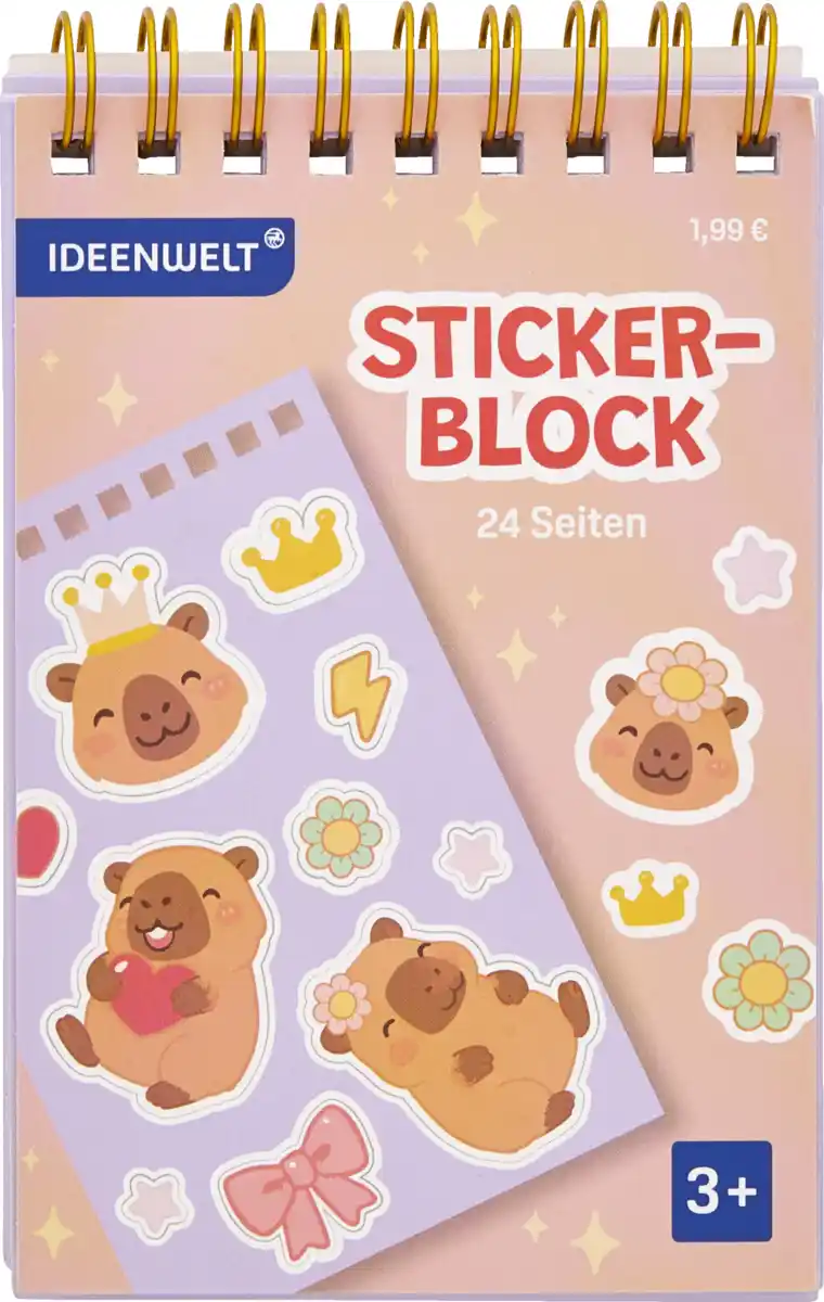Bild 1 von IDEENWELT Stickerblock Capybara