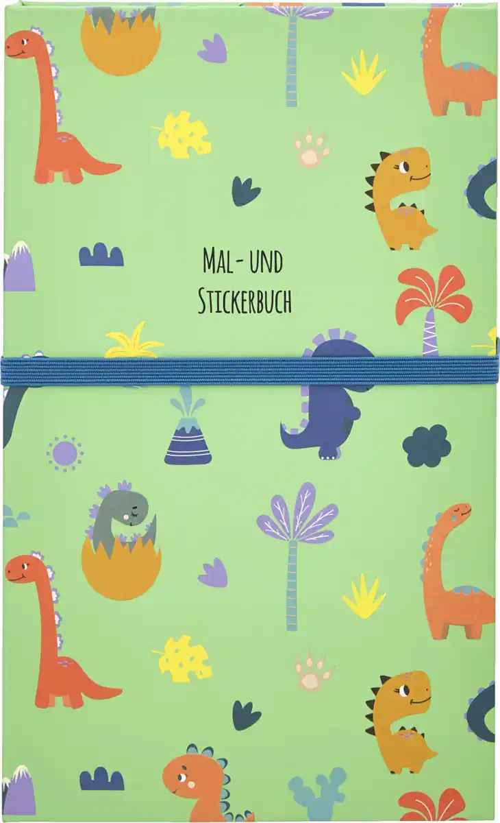 Bild 1 von IDEENWELT Mal- und Stickerbuch Dino