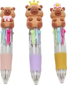 IDEENWELT Kugelschreiber Multi Color 3er Set