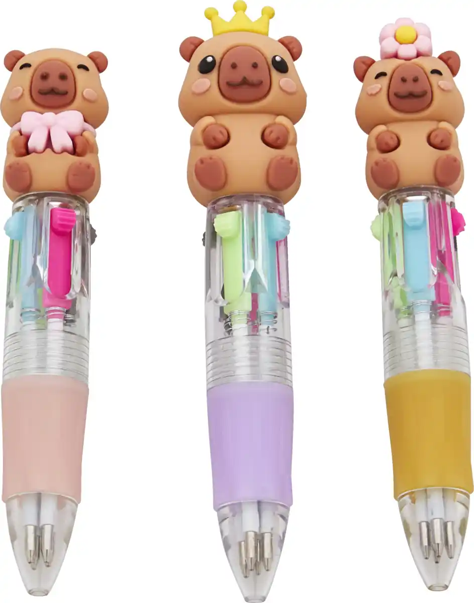 Bild 1 von IDEENWELT Kugelschreiber Multi Color 3er Set