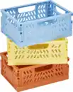 Bild 1 von IDEENWELT Klappboxen A6 in Blau, Gelb + Orange