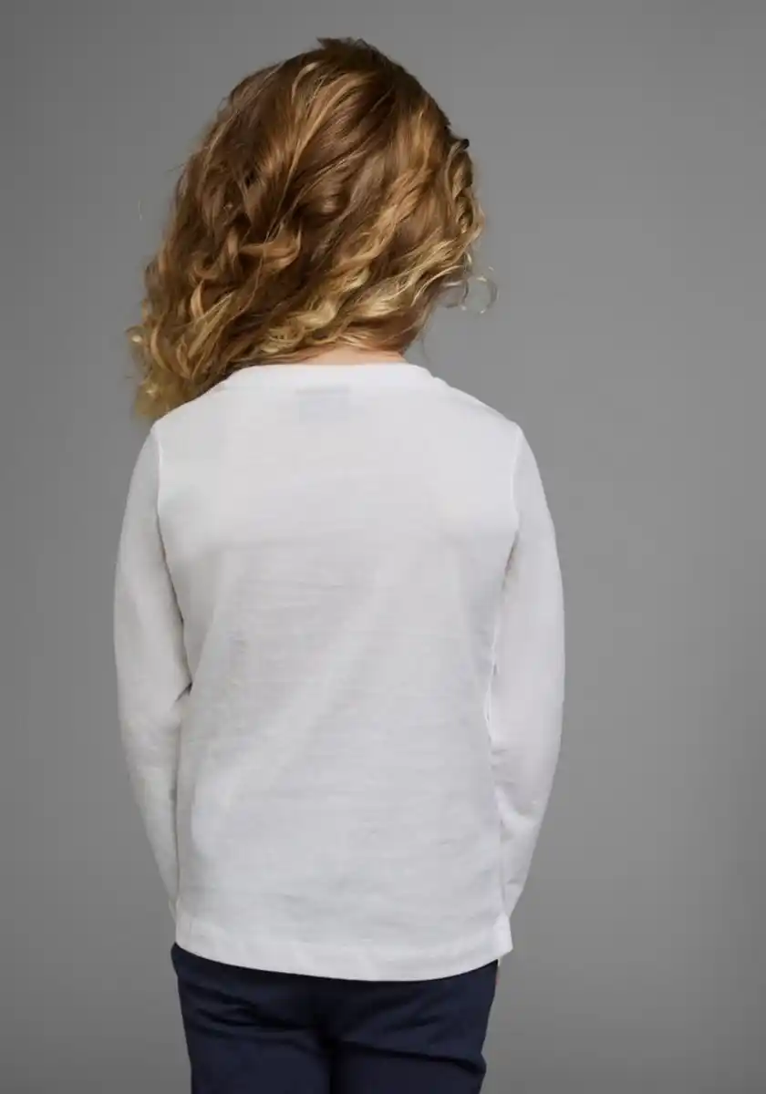 Bild 1 von KIDSWORLD Langarmshirt für kleine Mädchen, mit Paillettenherz zum Wenden