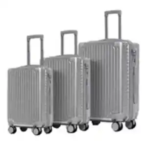 Hartschalen-Koffer Alulook silber