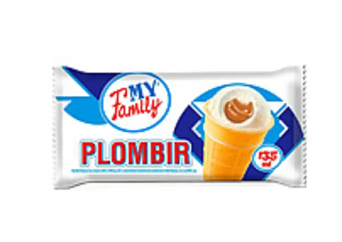 Bild 1 von "MY FAMILY" Eiscreme mit Vanille-Geschmack, mit einer Füllun...