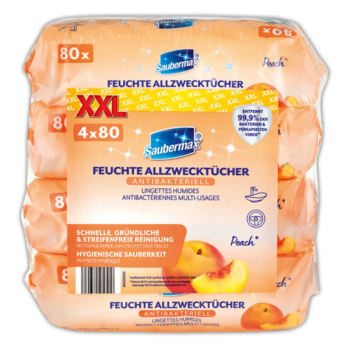 Bild 1 von Saubermax Feuchte Allzwecktücher XXL