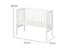 Bild 2 von ROBA  2in1 Beistellbett mit Barriere + Matratze