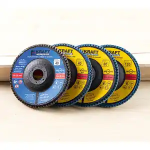 Kraft Werkzeuge Fächerscheiben-Set 10-tlg. Ø 125 mm