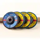 Bild 1 von Kraft Werkzeuge Fächerscheiben-Set 10-tlg. Ø 125 mm
