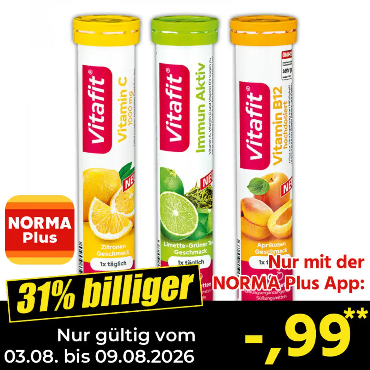 Bild 1 von Vitafit Premium Brausetabletten