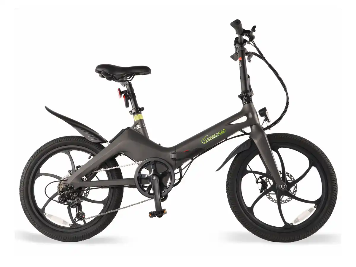 Bild 3 von SACHSENRAD E-Folding Bike »F11 MagPuma« mit Transporttasche, Magnesiumrahmen, 19,8 kg, 20 Zoll