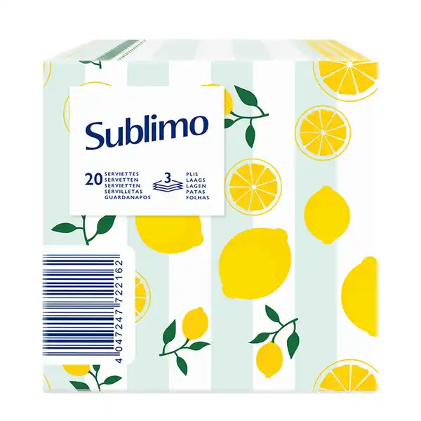 Bild 2 von SUBLIMO Sommerservietten