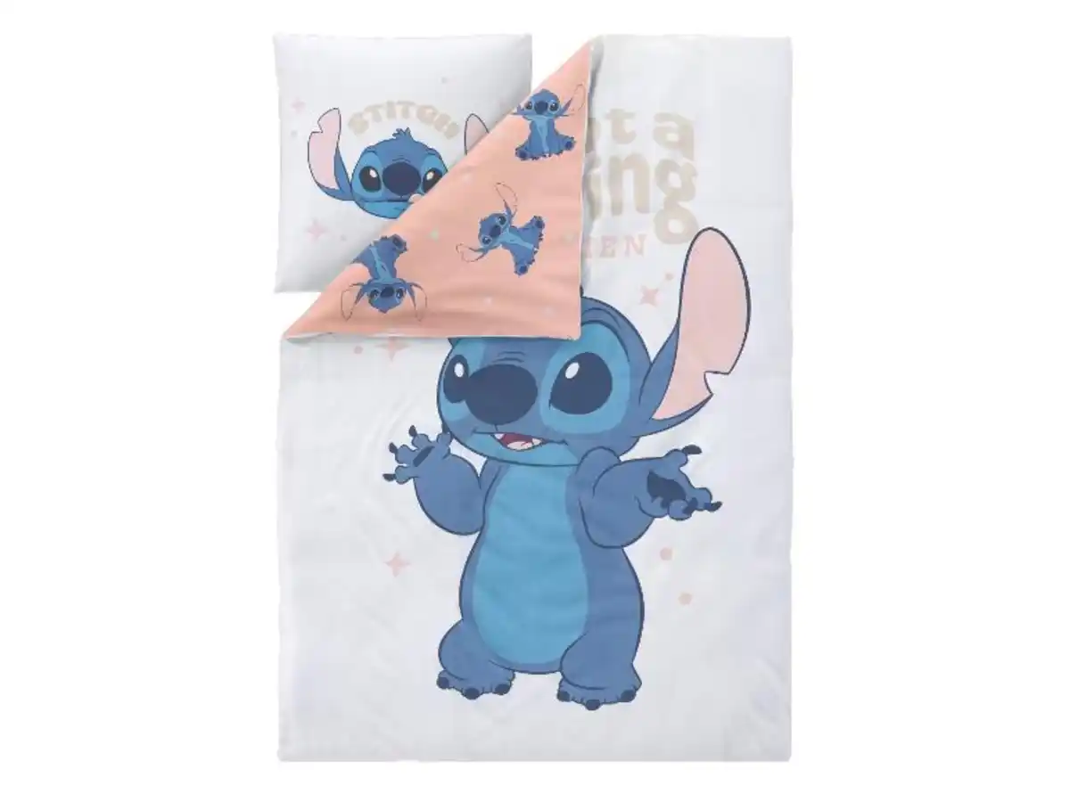 Bild 1 von Kinder-Wendebettwäsche »Minnie & Mickey / Stitch«, 135 x 200 cm