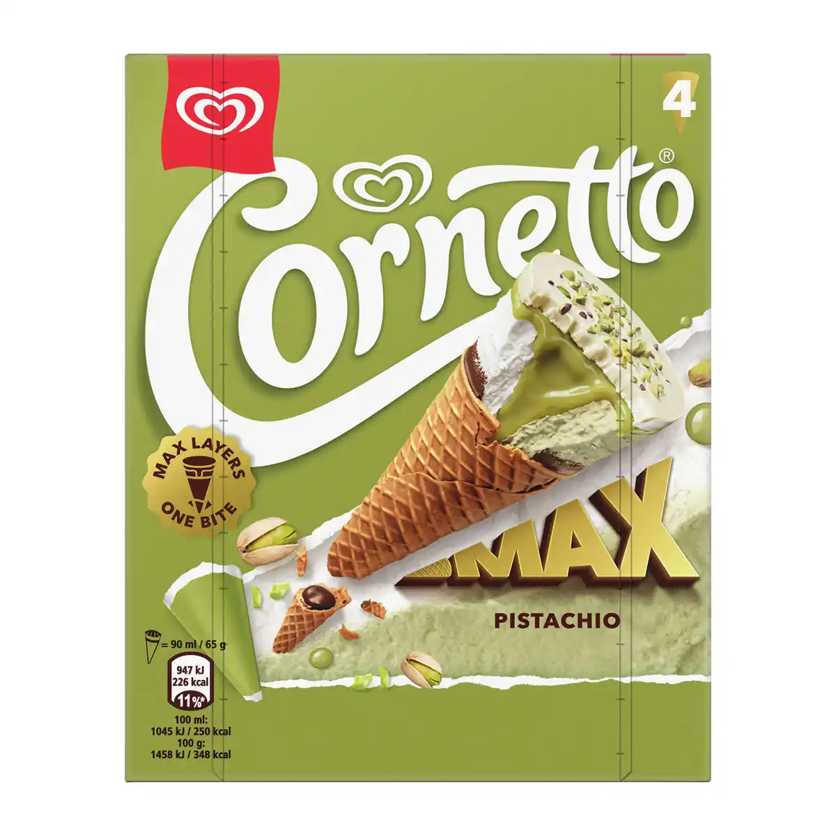 Bild 1 von LANGNESE Cornetto-Eis Pistazie