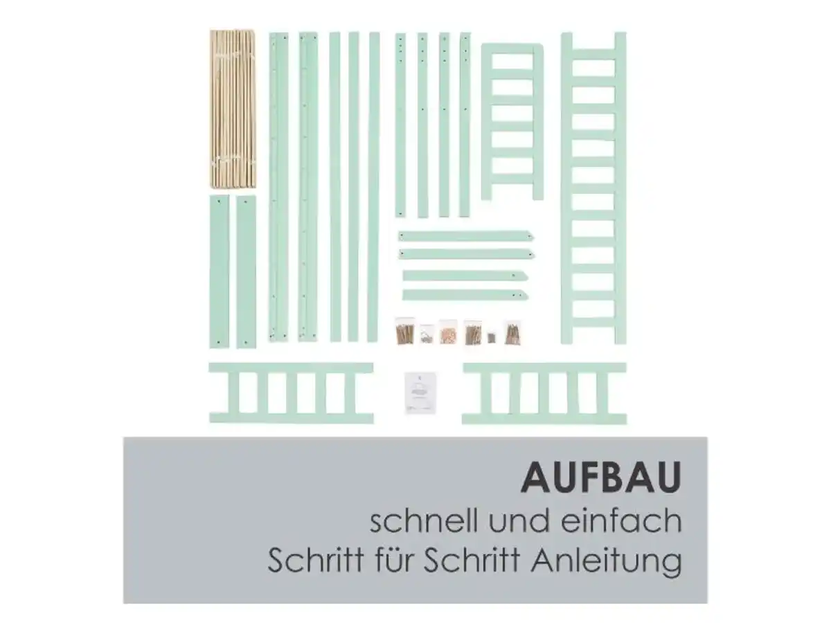 Bild 2 von JUSKYS Kinderbett »Marli«, im skandinavischen Design
