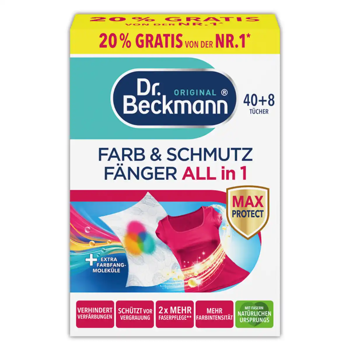 Bild 1 von Dr. Beckmann Farb- & Schmutzfangtücher