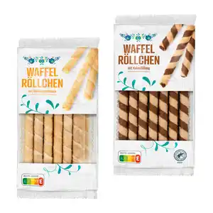 Waffelröllchen