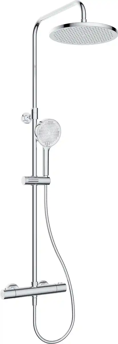Bild 1 von Primaster Duschsystem Aqua Therm mit Thermostat 3 Strahlarten chrom
