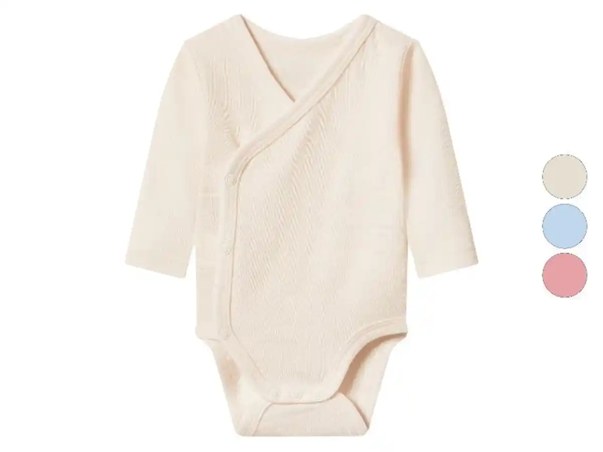 Bild 3 von LUPILU® Premium Baby-Wickelbody Wolle/Seide