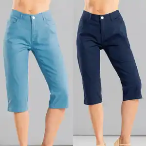 Ellenor Twill-Capri-Hose 3/4