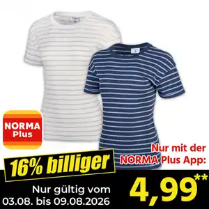 Jasminella T-Shirt mit Glitzergarn