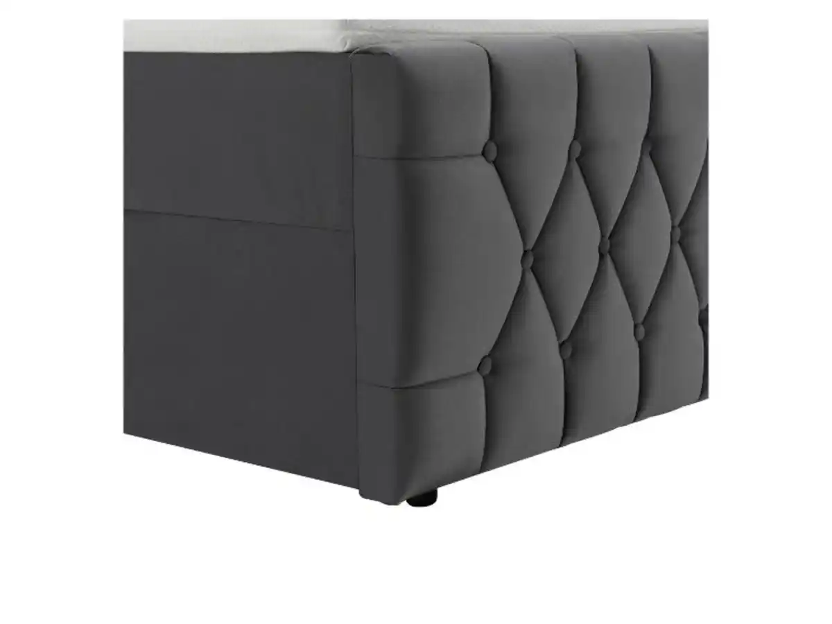 Bild 2 von JUSKYS Boxspringbett Leona Samt