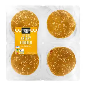TRADER JOE’S Crispy Chicken-Burger