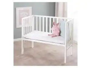 ROBA  2in1 Beistellbett mit Barriere + Matratze