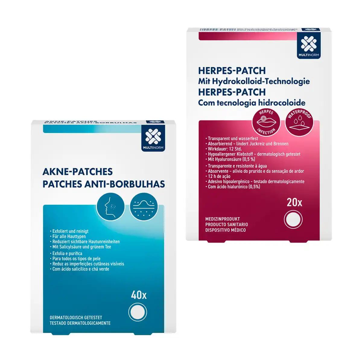 Bild 1 von MULTINORM Herpes- / Akne-Patches