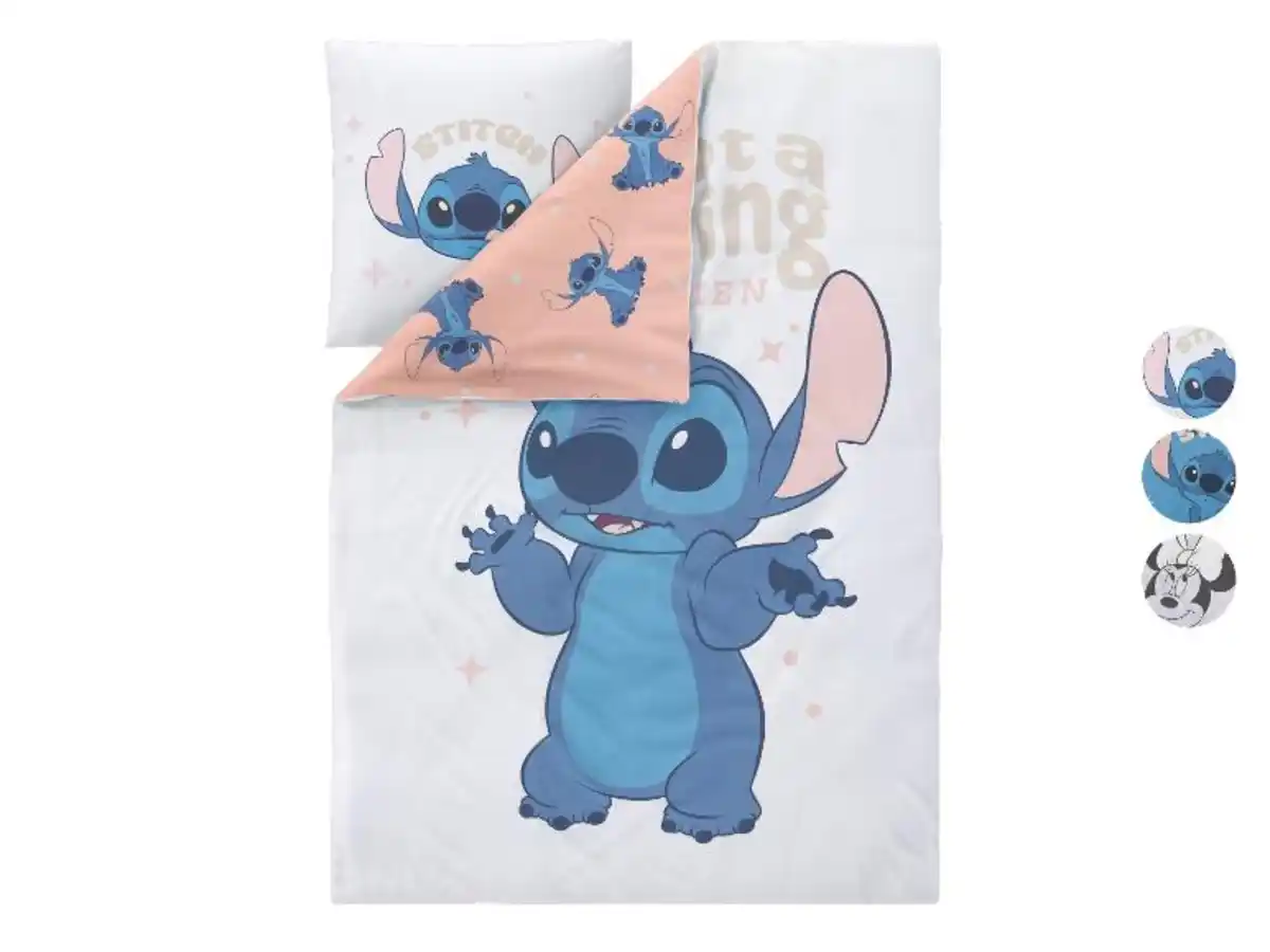 Bild 3 von Kinder-Wendebettwäsche »Minnie & Mickey / Stitch«, 135 x 200 cm