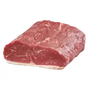 Argentinisches frisches Roastbeef, Rumpsteaks, Spieße