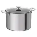 Bild 1 von HEMKOMST Topf mit Deckel, Edelstahl/Glas, 10 l