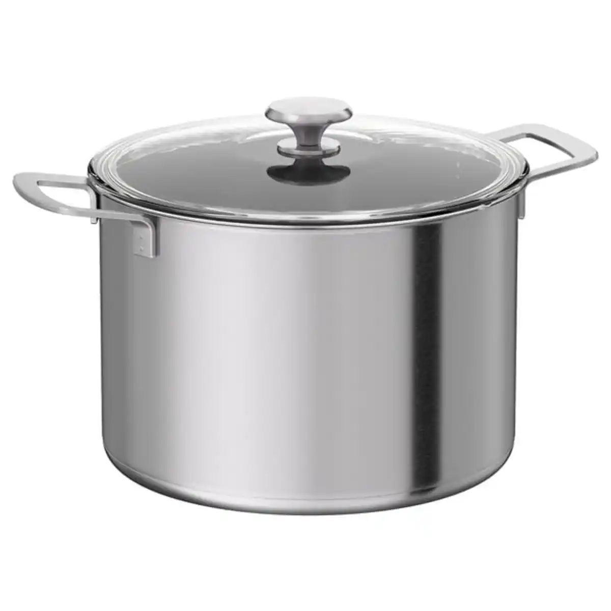 Bild 1 von HEMKOMST Topf mit Deckel, Edelstahl/Glas, 10 l