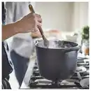 Bild 2 von VARDAGEN Topf mit Deckel, emailliertes Gusseisen mattiert/schwarz, 5 l