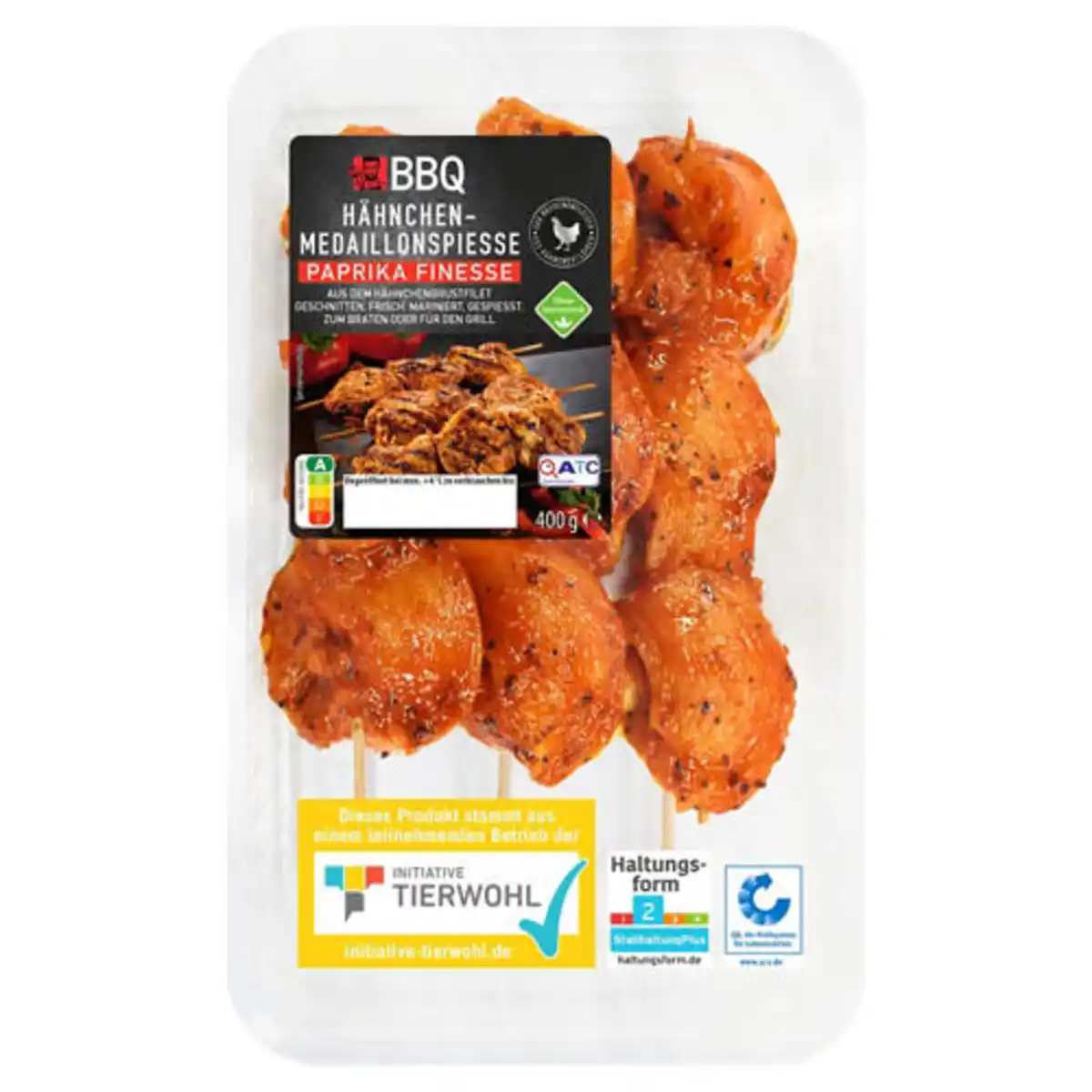 Bild 1 von BBQ Hähnchen-Medaillonspieße 400 g, Paprika-Finesse