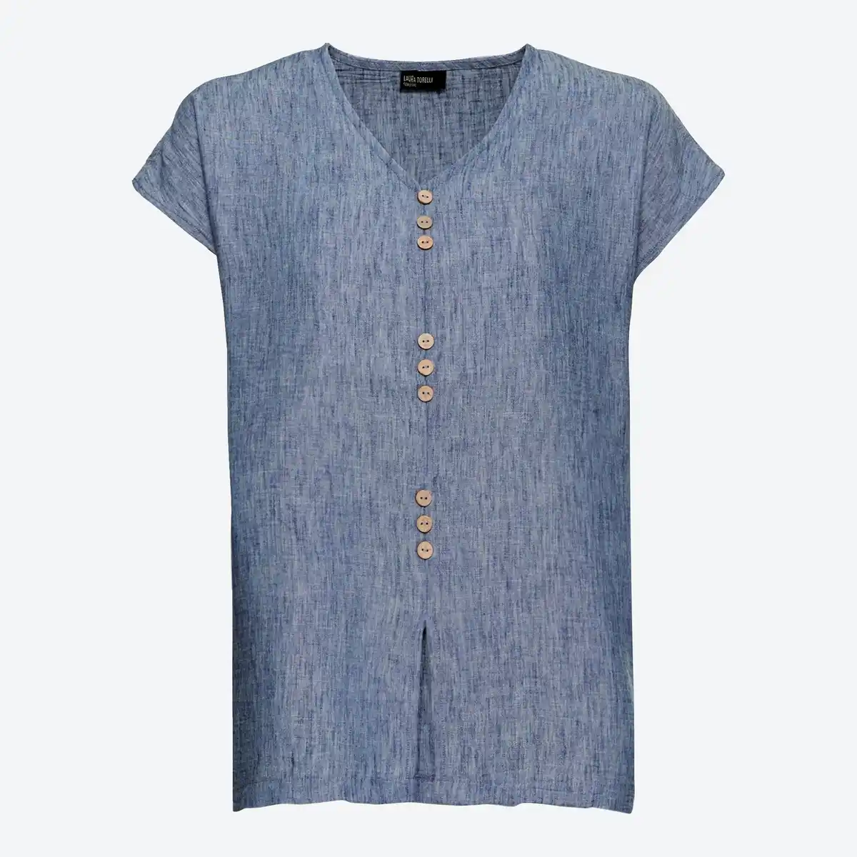 Bild 1 von Damen-Bluse mit V-Ausschnitt