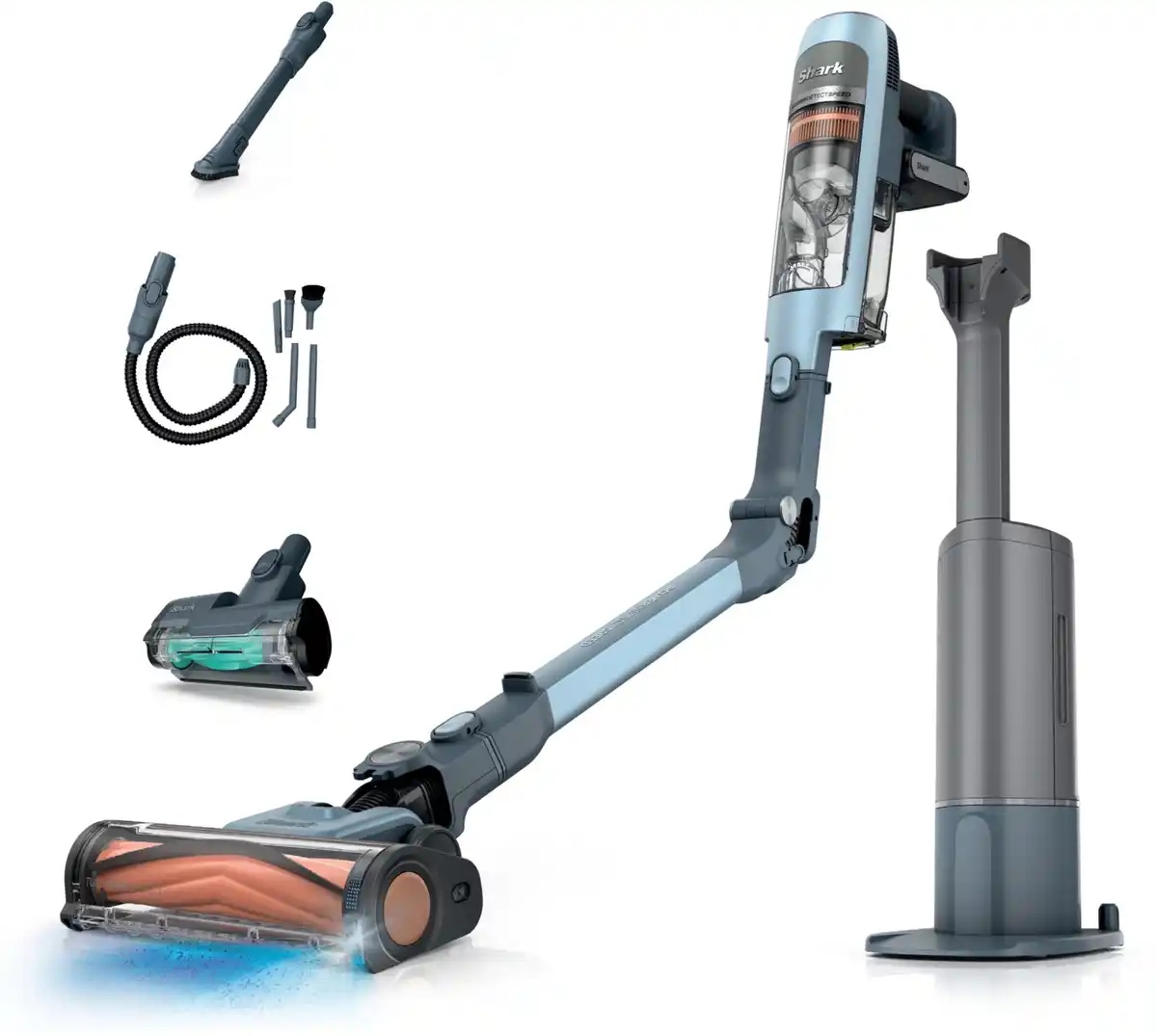 Bild 1 von PowerDetect Speed Pet Pro IA3244EUT Akku-Stielstaubsauger eisblau