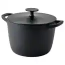 Bild 1 von VARDAGEN Topf mit Deckel, emailliertes Gusseisen mattiert/schwarz, 5 l