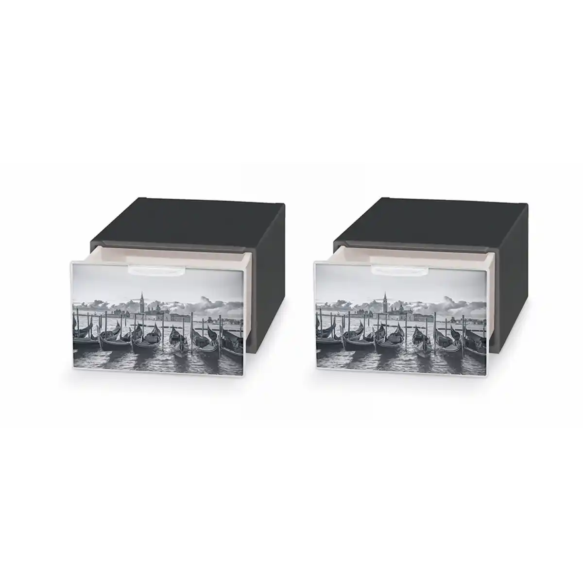 Bild 4 von Schreibtisch Ablageboxen 2er-Set Q-Box mini