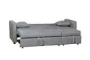 Bild 3 von Ausziehbares Bettsofa Sofa mit Bettfunktion - Hellgrau