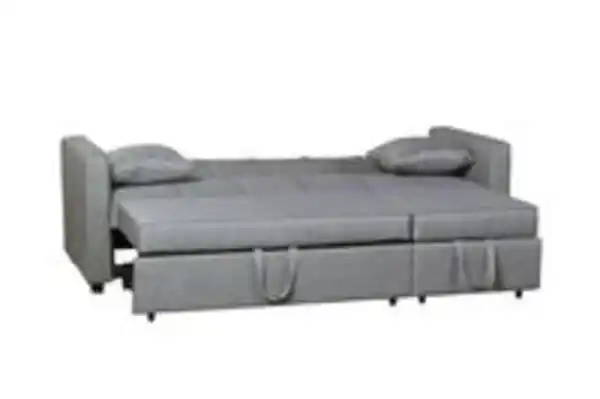 Bild 3 von Ausziehbares Bettsofa Sofa mit Bettfunktion - Hellgrau