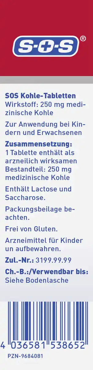 Bild 4 von SOS SOS Kohletabletten bei Durchfallerkrankungen
