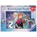 Bild 1 von Die Eiskönigin - Puzzle-Box - Nordlichter - 2x 24 Teile