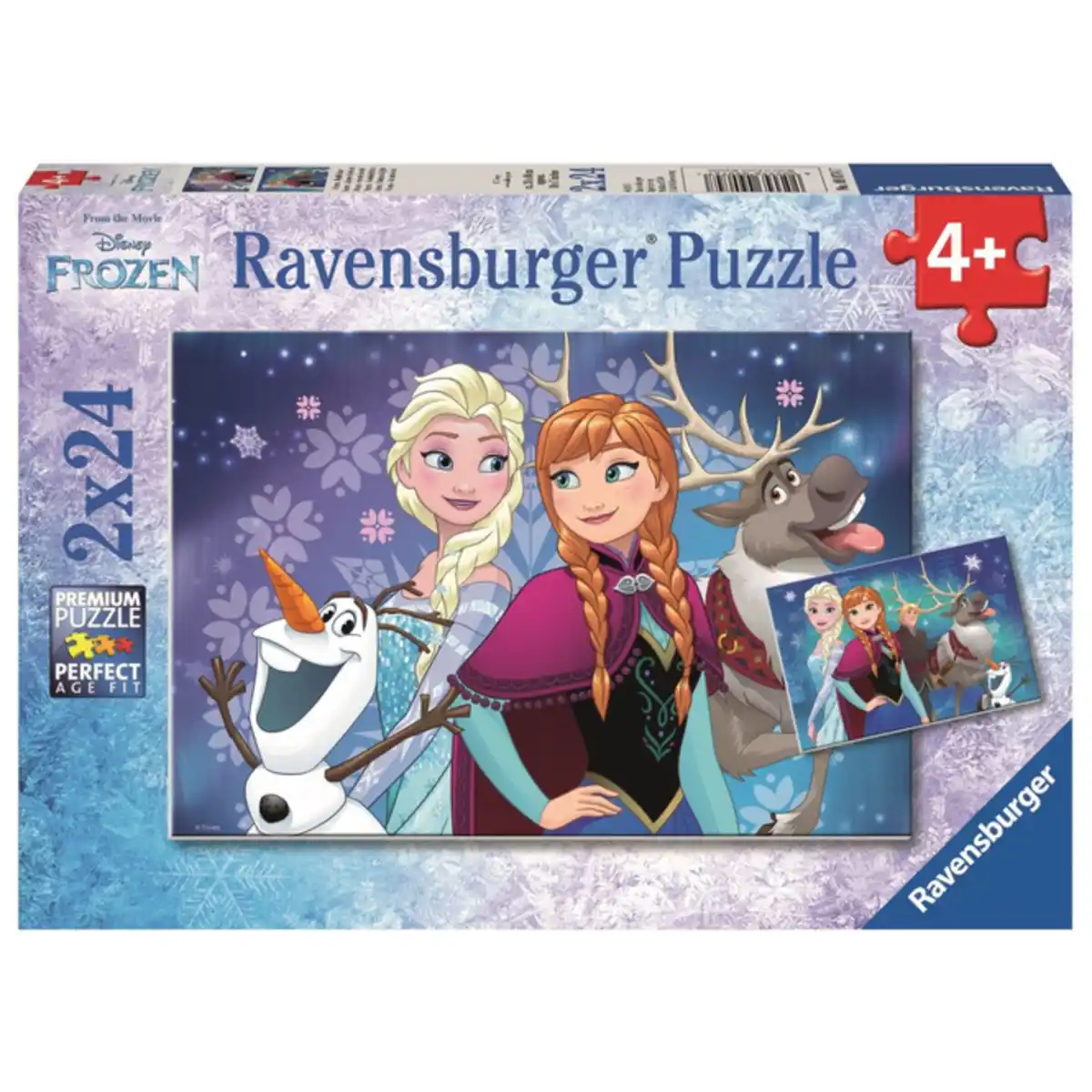 Bild 1 von Die Eiskönigin - Puzzle-Box - Nordlichter - 2x 24 Teile