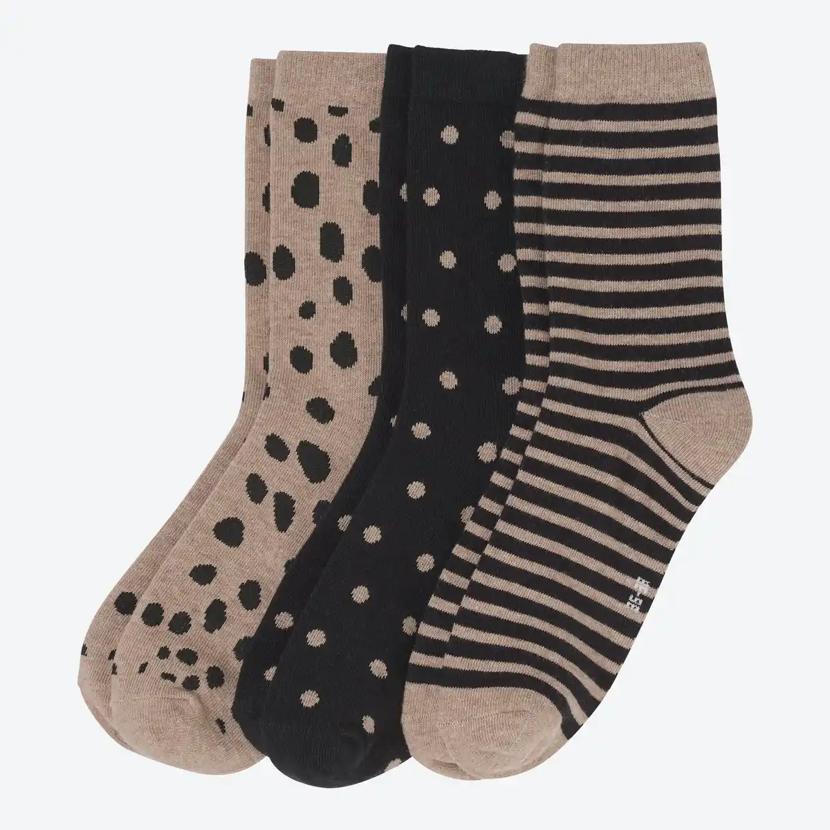 Bild 1 von Damen-Socken mit hohem Baumwollanteil, 3er-Pack