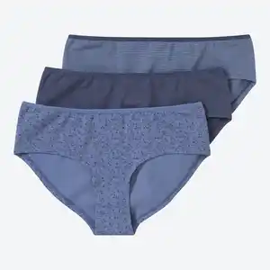 Damen-Panty aus Baumwolle, 3er-Pack