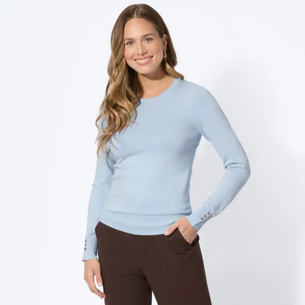 Bild 4 von Damen-Pullover mit hohem Viskose-Anteil
