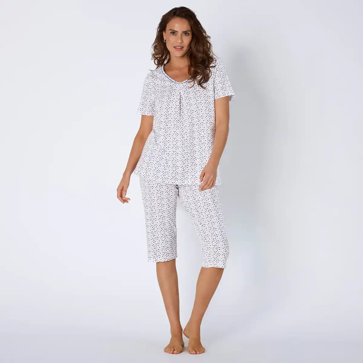 Bild 1 von Damen-Shorty mit Pünktchen-Aufdruck, 2-teilig