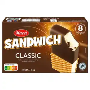 MUCCI Eis-Sandwich 720 ml, Classic
