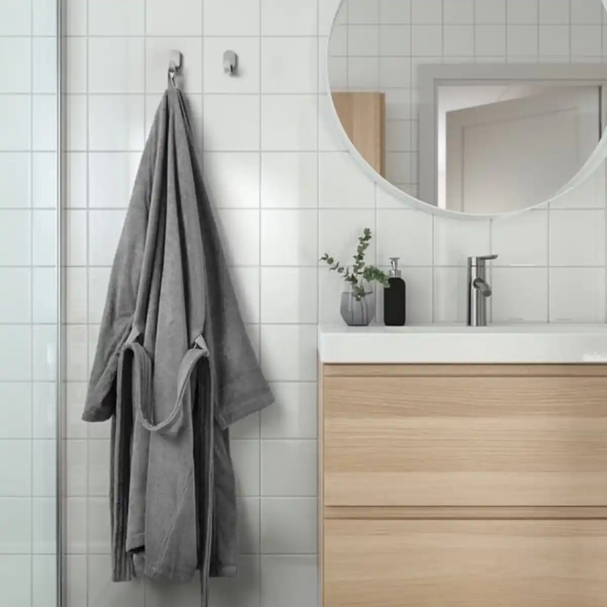 Bild 4 von ROCKÅN Bademantel, grau, L/XL