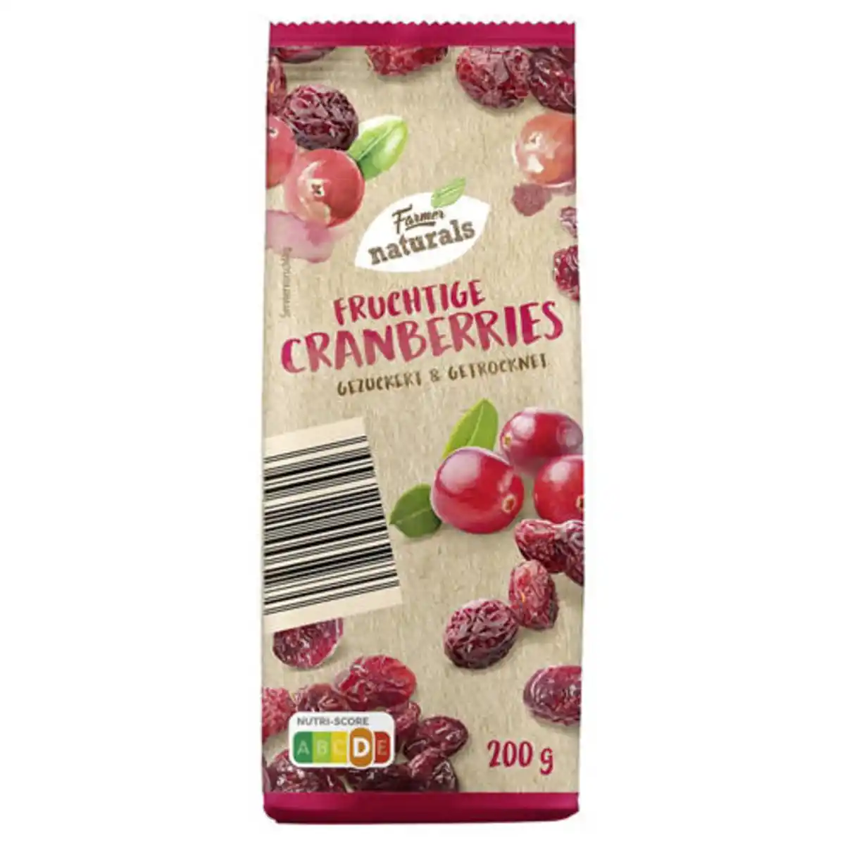 Bild 1 von FARMER NATURALS Getrocknete Cranberries 200 g